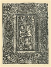 The Salutation, book cover, 15th century, (1881).  Creator: W. Rawson.