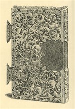 Silver gilt book cover, (1881). Creator: W Jones.