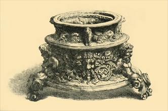 Bronze inkstand, mid 16th century, (1881). Creator: S Thomas.