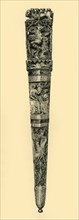 Dagger and sheath, c1360-1400, (1881).  Creator: J Brooke.