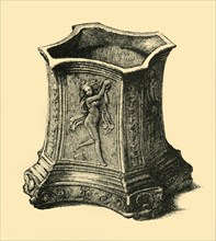 Bronze pedestal, late 15th century, (1881). Creator: D Jones.