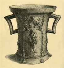 Mortar, 14th century?, (1881).  Creator: W E Mackaness.