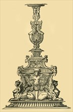 Design for a candelabrum, 16th century, (1881).  Creator: Unknown.