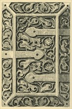 Ivory casket lid, 965 to 970 AD, (1881).  Creator: W Jones.