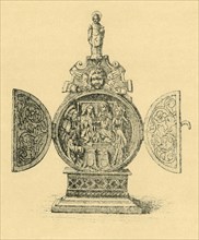 Miniature altar, 1500-1570, (1881).  Creator: D Jones.