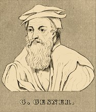'C. Gesner', (1516-1565), 1830. Creator: Unknown.