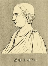 'Solon', (c630-c560 BC), 1830. Creator: Unknown.
