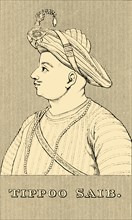 'Tippoo Saib', (1750-1799), 1830. Creator: Unknown.