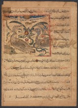 Benefits of the Parts of Vultures...(verso), late 1200s. Creator: Unknown.