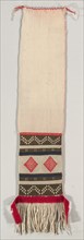 Hopi Brocade Style Dance Sash, c. 1874-1885. Creator: Unknown.