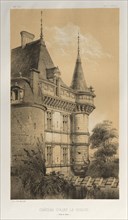...Pl. 32, Château DAzay-Le-Rideau (Indre et Loire), 1860. Creator: Victor Petit (French, 1817-1874).