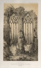 ...Pl. 38, Ruines De LÉglise De St. Aubert (Haute-Marne), 1860. Creator: Victor Petit (French, 1817-1874).