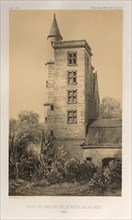 ...Pl. 44, Tour Du Prieuré De St. Nicolas-Au-Bois (Aisne), 1860. Creator: Victor Petit (French, 1817-1874).