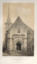 ...Pl. 58, Église De Requeil (Sarthe), 1860. Creator: Victor Petit (French, 1817-1874).