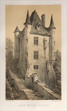 ...Pl. 60, Maison Fortifiée À Uzerches (Corrère), 1860. Creator: Victor Petit (French, 1817-1874).