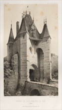 ...Pl. 95, Porte de Villeneuve-Le-Roi (Yonne), 1860. Creator: Victor Petit (French, 1817-1874).