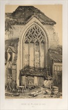 ...Pl.17, Ruine De St. Jean-Le-Bas (Aisne), 1860. Creator: Victor Petit (French, 1817-1874).
