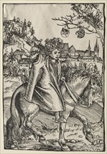 A Boy on Horseback, 1506. Creator: Lucas Cranach (German, 1472-1553).
