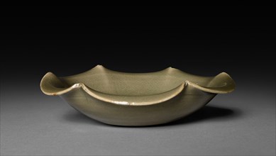 Foliated Saucer: Yaozhou Ware, late 11th-early 12th Century. Creator: Unknown.