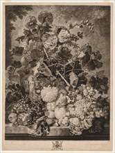 A Fruit Piece, 1781. Creator: Richard Earlom (British, 1743-1822).