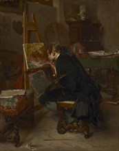 A Painter, 1855. Creator: Ernest Meissonier (French, 1815-1891).