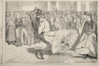 A Parisian Ball - Dancing at the Casino, 1867. Creator: Winslow Homer (American, 1836-1910).