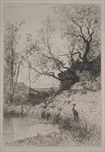 A Pond, 1867. Creator: Adolphe Appian (French, 1818-1898).
