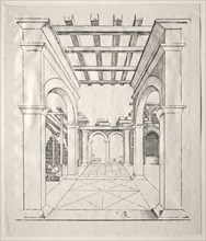 A Portico. Creator: Erhard Schön (German, c. 1491-1542).