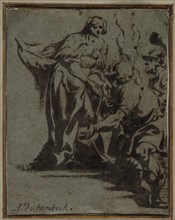 A Scene from Classical Mythology, 1600s. Creator: Anthonis Sallaert (Flemish, c. 1590-1658).