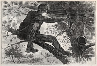 A Sharpshooter on Picket Duty. Creator: Winslow Homer (American, 1836-1910).