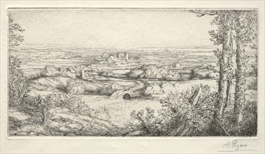 A Valley in Burgundy (Une Vallée en Bourgogne). Creator: Alphonse Legros (French, 1837-1911).