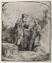 Abraham and Isaac, 1645. Creator: Rembrandt van Rijn (Dutch, 1606-1669).