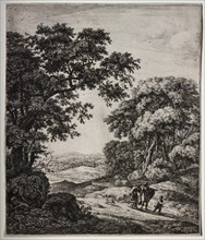 Abraham Dismissing Hagar; Agar Comforted by the Angel; The Prophet of Juda.... Creator: Anthonie Waterloo (Dutch, 1609/10-1690).