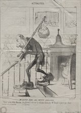 Actualities (No. 128): Mr. Dupin in his little shoes, 1850. Creator: Honoré Daumier (French, 1808-1879).