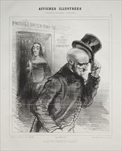 Affliches Illustrées. Creator: Paul Gavarni (French, 1804-1866).