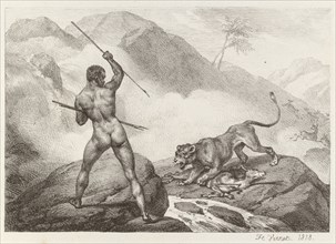 African Hunter (Chasseur Africain), 1818. Creator: Horace Vernet (French, 1789-1863).