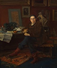 Albert Wolff in His Study, 1881. Creator: Jules Bastien-Lepage (French, 1848-1884).