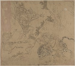 Album of Daoist and Buddhist Themes: Search the Mountain: Leaf 43, 1200s. Creator: Unknown.