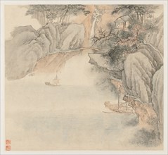 Album of Landscapes: Leaf 4, 1677. Creator: Wang Gai (Chinese, active c. 1677-1705).
