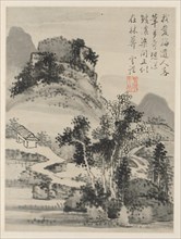 Album of Seasonal Landscapes, Leaf D (previous leaf 2), 1668. Creator: Xiao Yuncong (Chinese, 1596-1673).
