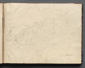 Album with Views of Rome and Surroundings, Landscape Studies, page 02a: "Olevano". Creator: Franz Johann Heinrich Nadorp (German, 1794-1876).