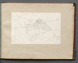 Album with Views of Rome and Surroundings, Landscape Studies, page 53a: "Vivaro" . Creator: Franz Johann Heinrich Nadorp (German, 1794-1876).