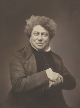 Alexandre Dumas père (1802-1870), 1855. Creator: Nadar (French, 1820-1910).