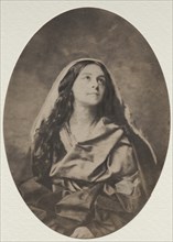 Allegorical Study of a Woman, late 1850s. Creator: Harrison(?) (American).