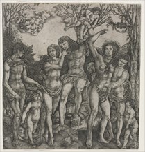 Allegory of Carnal Love, c. 1530. Creator: Cristofano Robetta (Italian, 1462-after 1534).