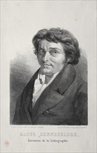 Aloys Senefelder. Creator: Lorenzo II Quaglio (German, 1793-1869).