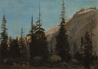 Alpine Landscape: The Handegg, Switzerland, 1850s. Creator: Jean-Léon Gérôme (French, 1824-1904).