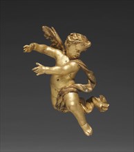 Altarpiece with Relics - Putto with column, upper right, 1735-1740. Creator: Joseph Matthias Götz (German, 1696-1760); Workshop, and.