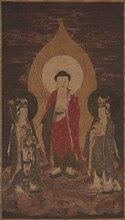 Amitabha Triad, possibly 1400s. Creator: Unknown.
