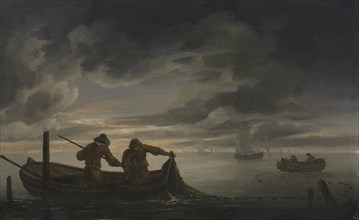 An Estuary Scene with Fisherman, second quarter of 1600s. Creator: Rafel Govertsz. Camphuysen (Dutch, 1597/98-1657), attributed to.